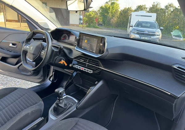 Peugeot 208 cena 34900 przebieg: 60549, rok produkcji 2022 z Głubczyce małe 631